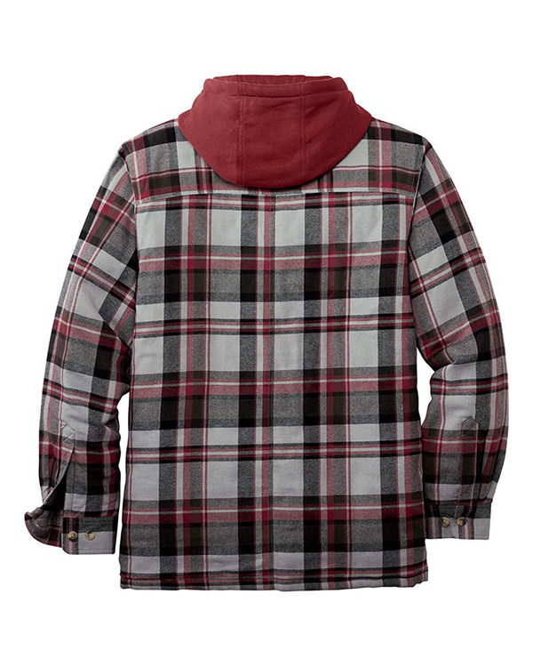 US$ 75.99 - Zipper Color Block Hooded Fashion Winter Jacket - www ...