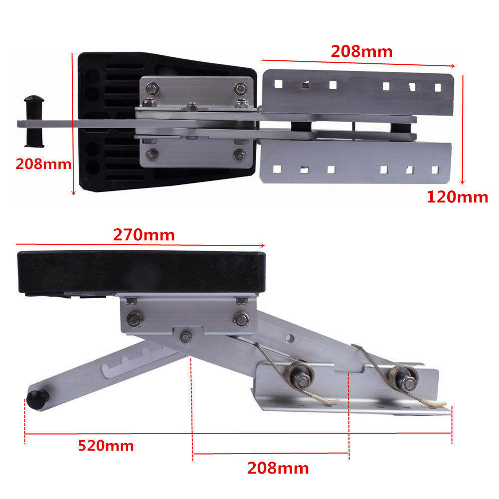 Boat Outboard Motor Bracket Mounting Auxiliary 20HP Marine Yacht Stainless Steel eBay
