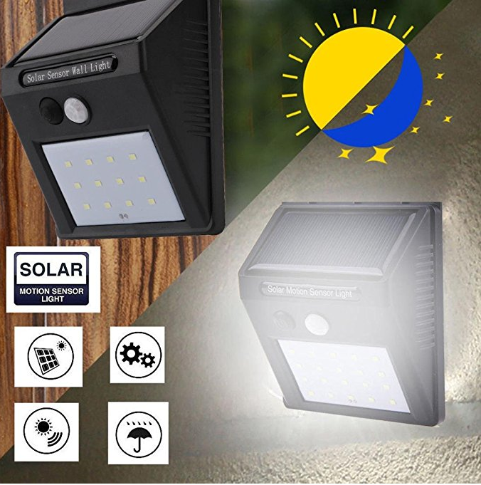 Схема solar motion sensor light