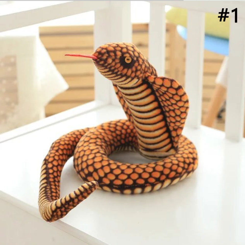 stuffed king cobra