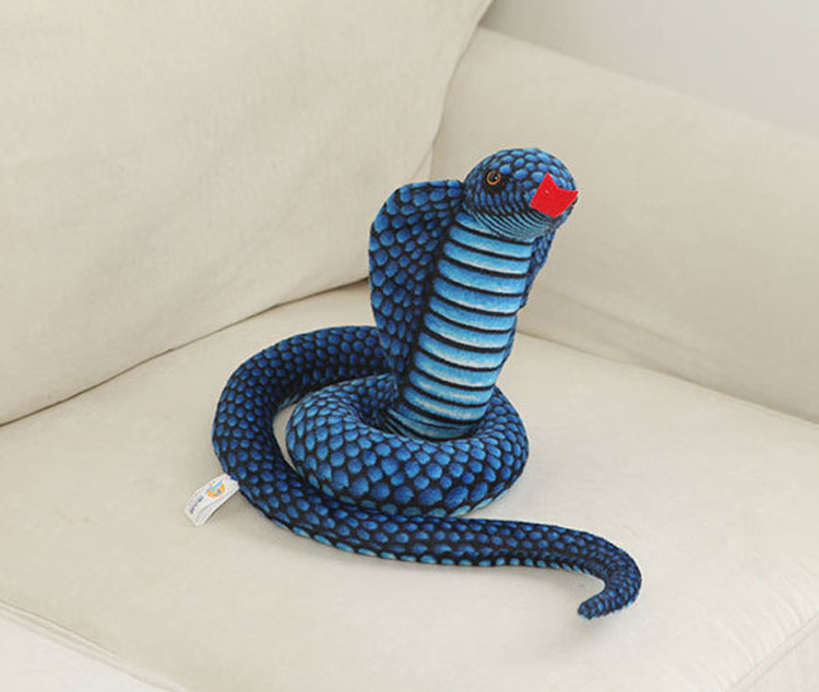 stuffed king cobra