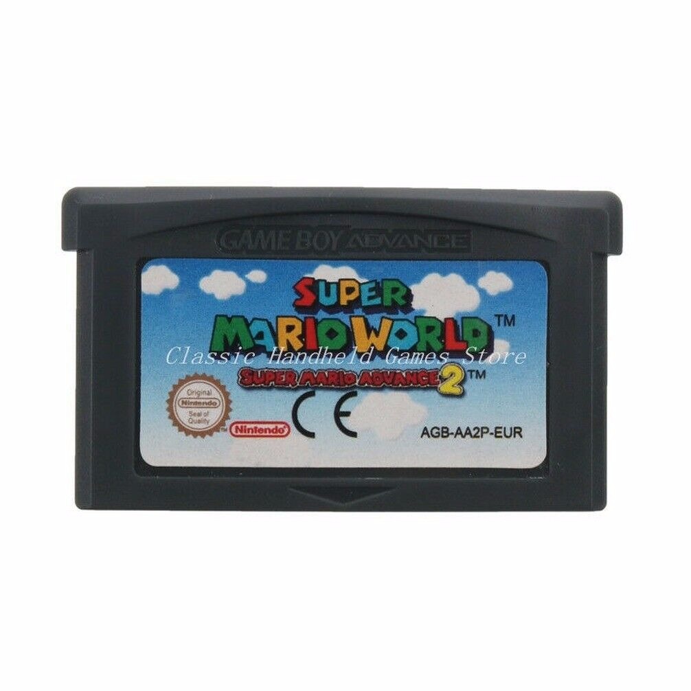 Super Mario World 2 Cartridge Card For Game Boy Advance GBA SP GBM NDS ...