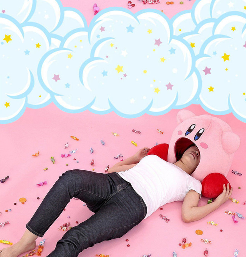 kirby nap pillow