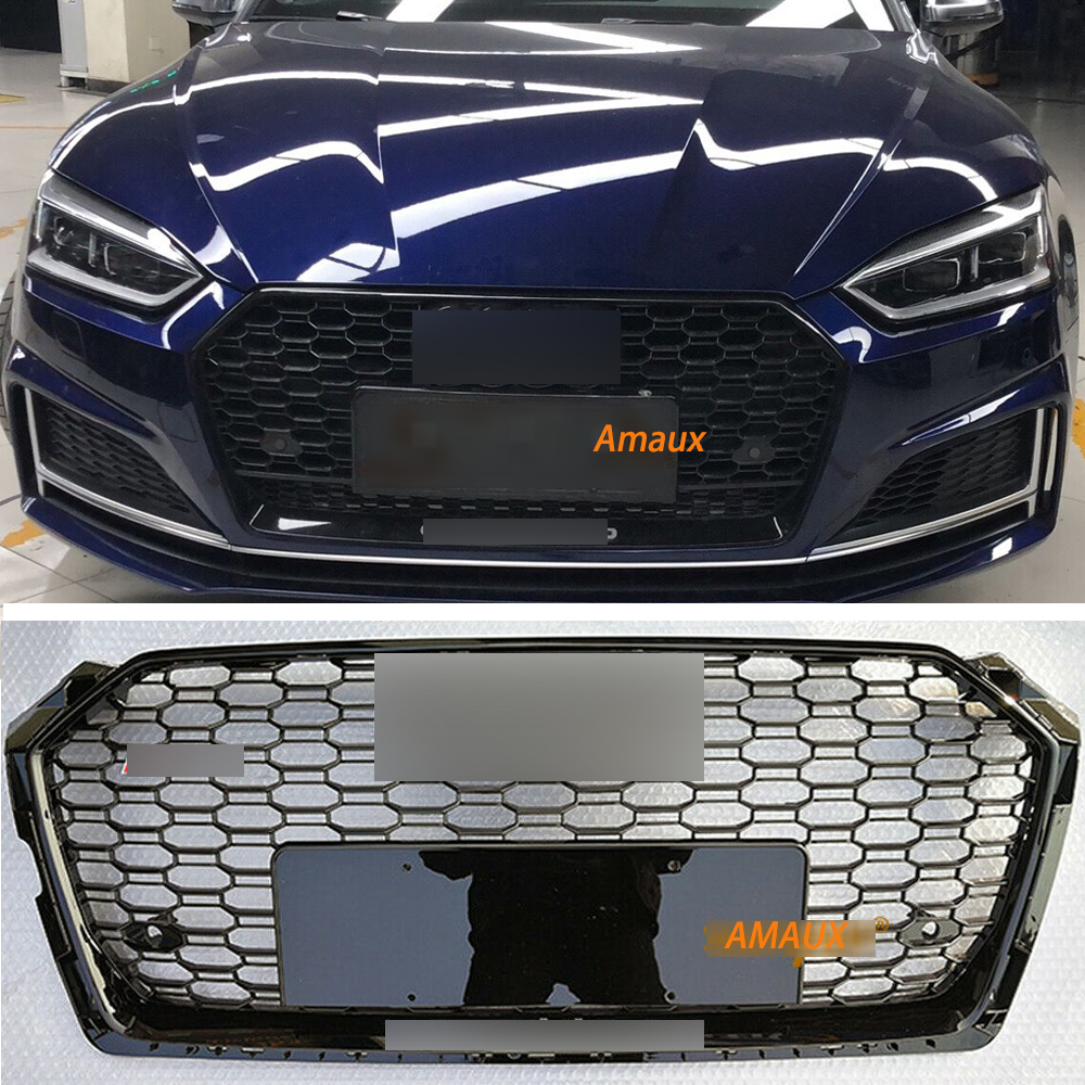 FOR AUDI A5 S5 20172019 FRONT BUMPER GRILLE HOOD GRILL 2018 RS5 STYLE eBay