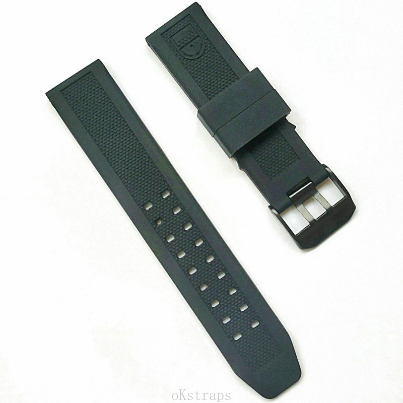 23mm Luminox Silicone Rubber Watch Band 3050 3150 3190 3080 Replacement