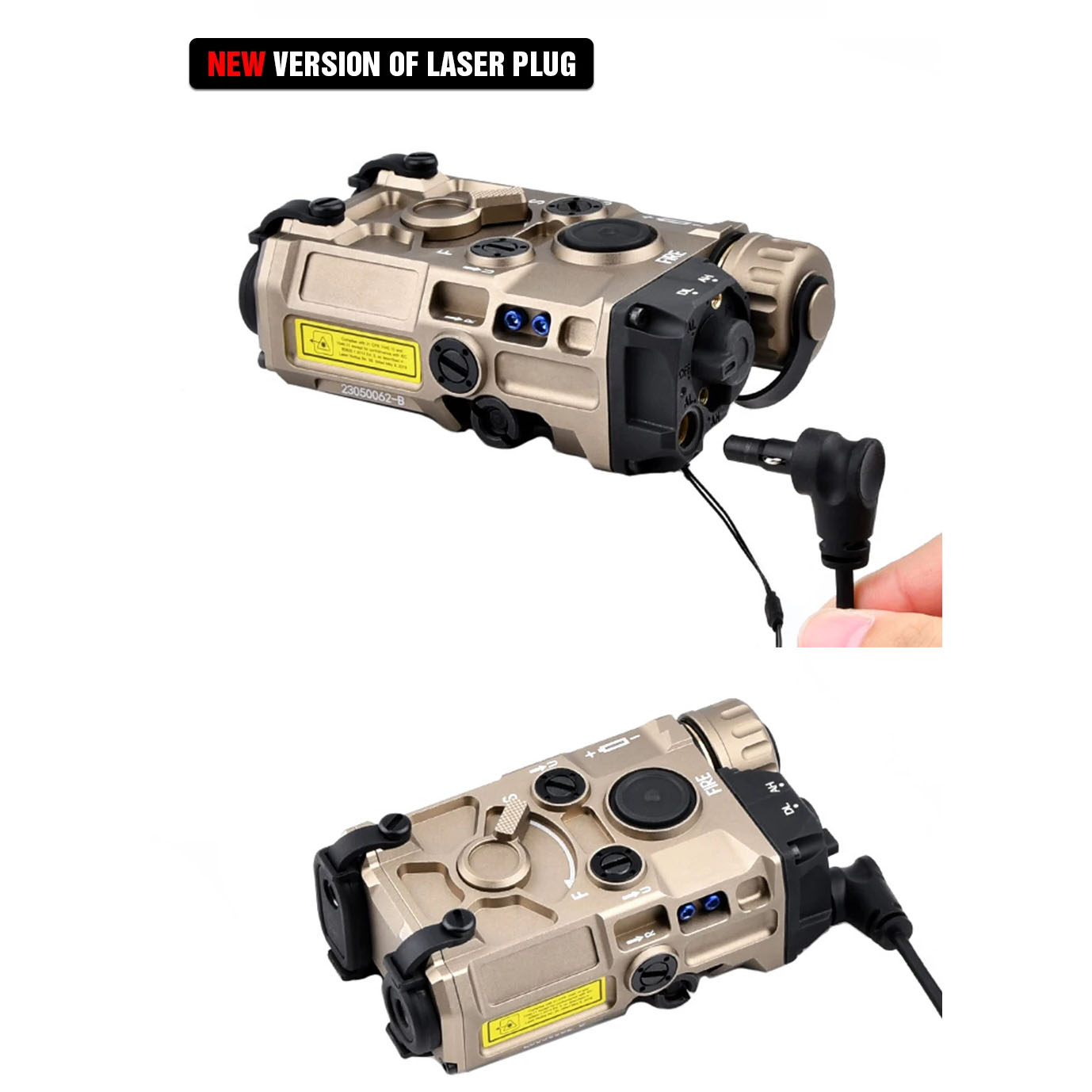 Metal Modbutton Tactical Remote Pressure Switch Crane Plug for OGL