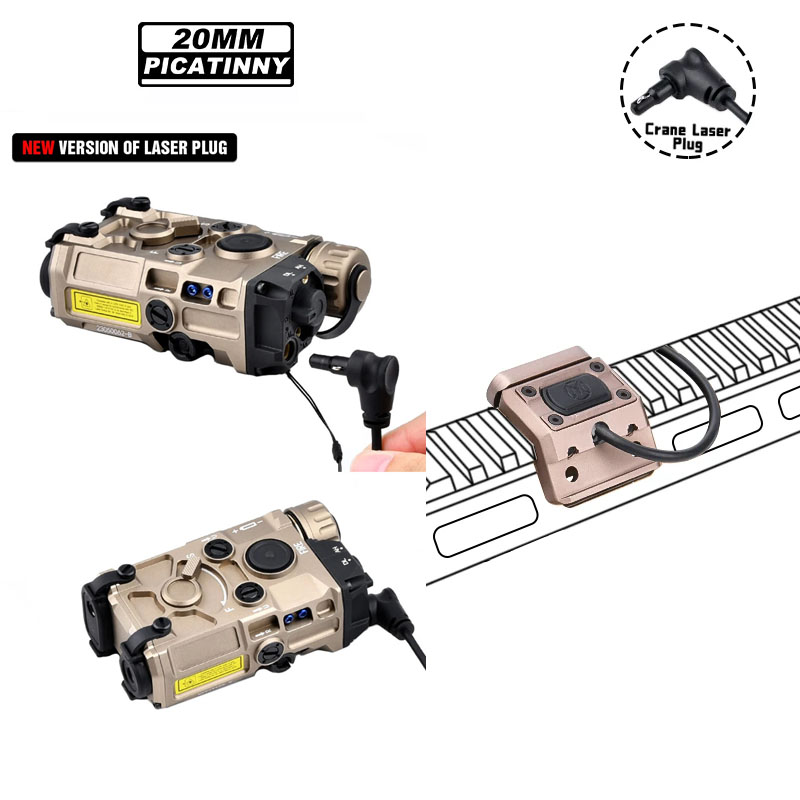 Metal Modbutton Tactical Remote Pressure Switch Crane Plug for OGL