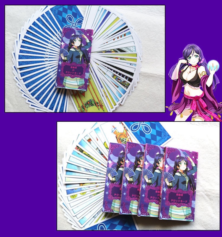 Anime LOVE LIVE Tojo Nozomi Divination Tarot Cards Cosplay ...