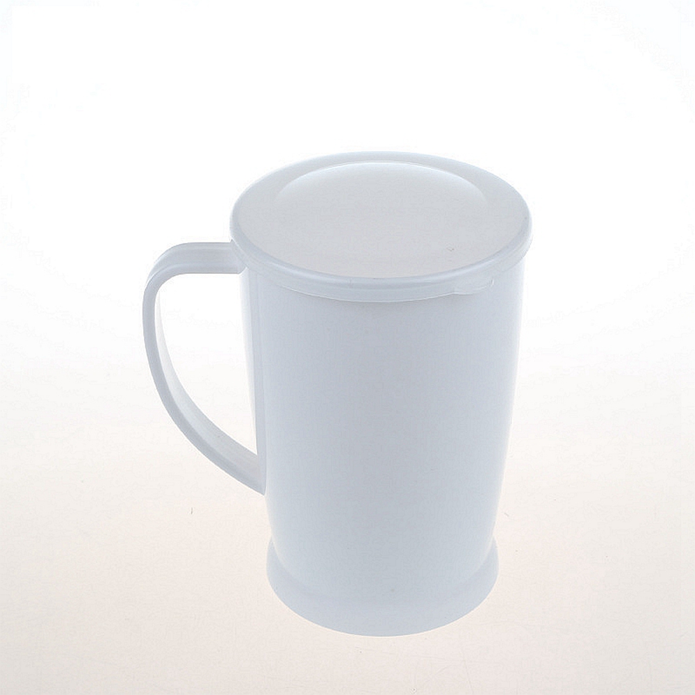 Plastic Cup with Lid for Microwave Oven Heating Milk Cereal Coffee