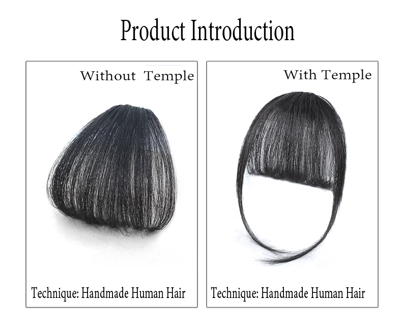 Temples One piece Hair Extensions - Clip In Bangs Extension  Temples One piece Hair Extensions - Clip In Bangs Extension  Temples One piece Hair Extensions,Clip In Bangs Extension