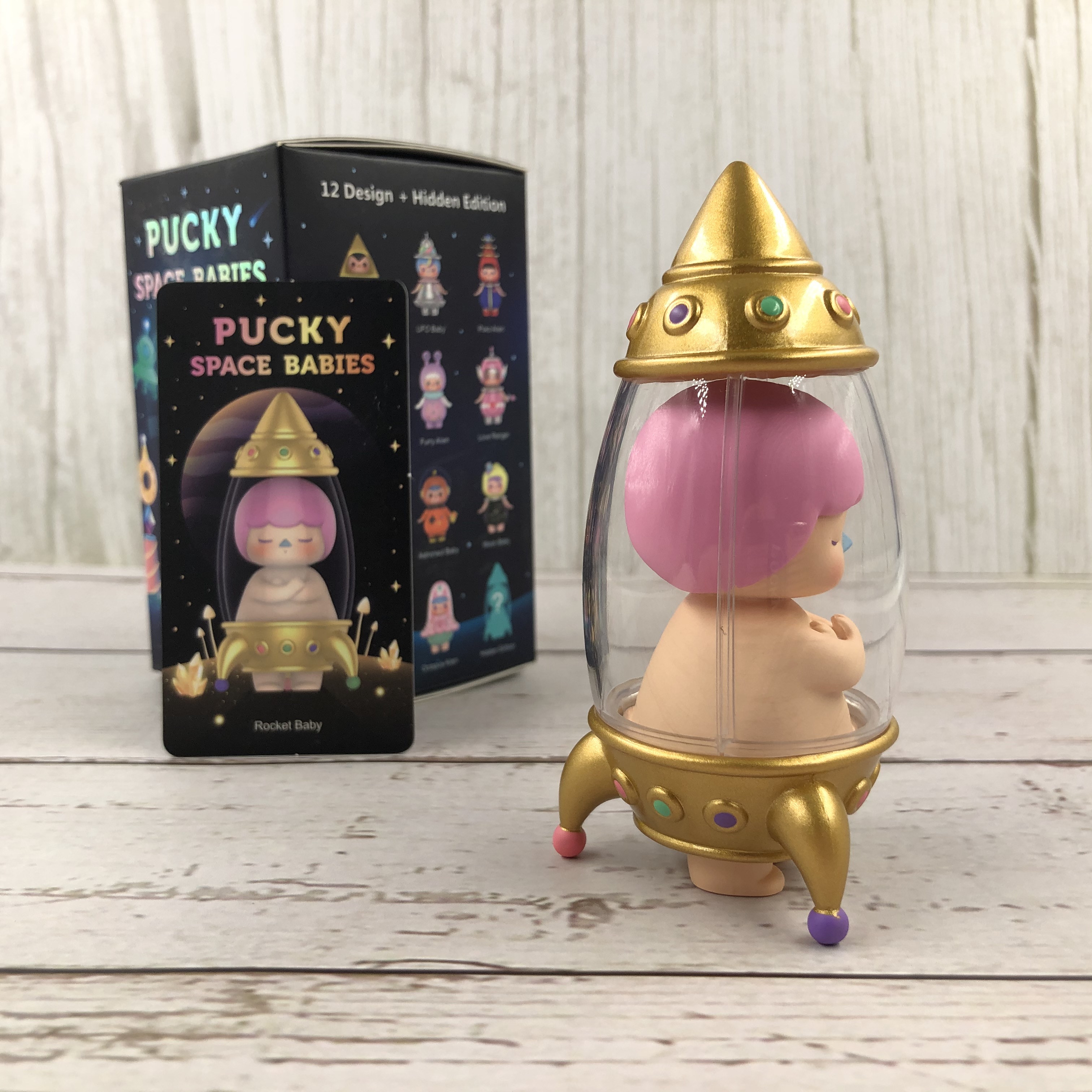 POP MART x KAKAO FRIENDS Space Adventure Mini Figure Rocket Tube Designer Toy 