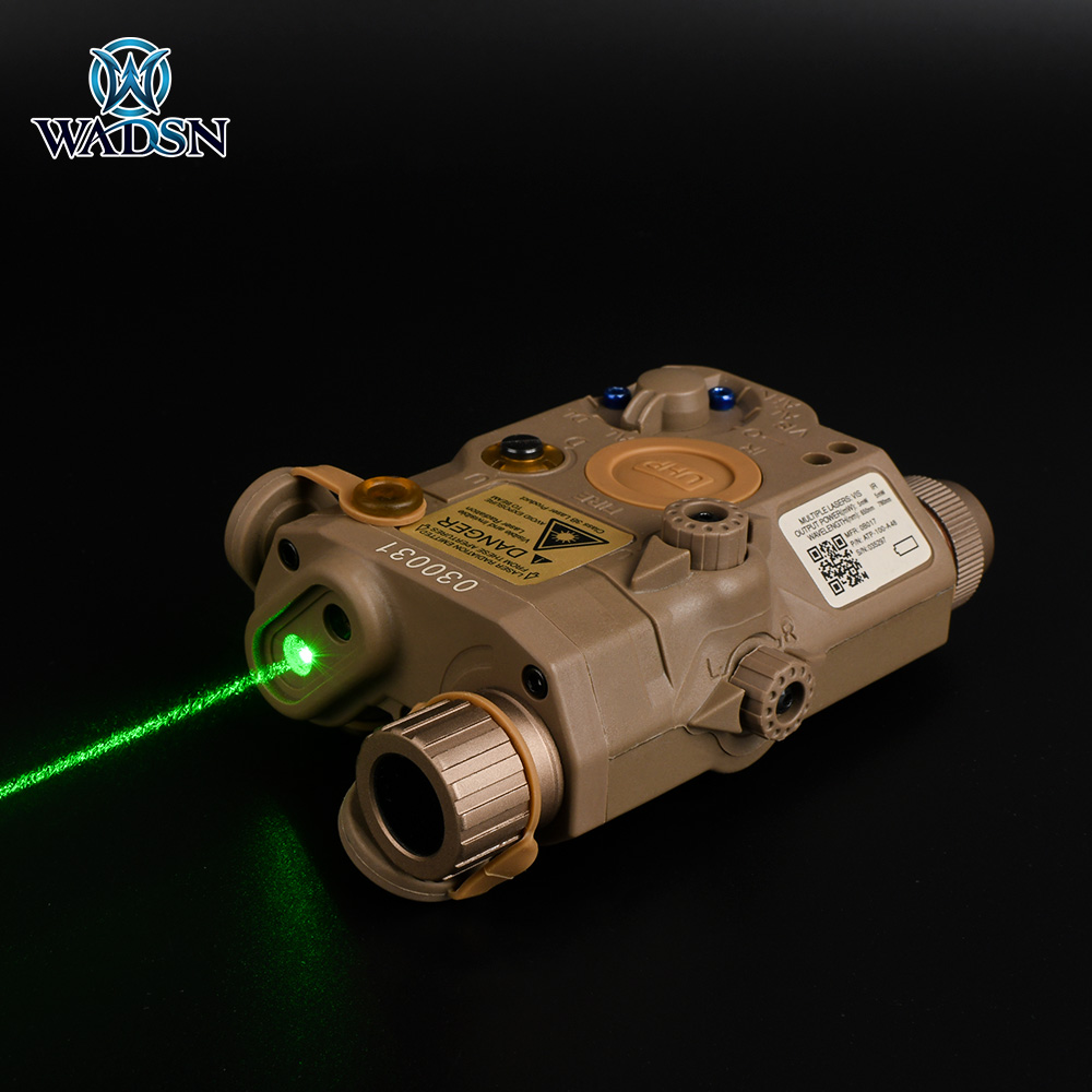 WADSN Tactical LA5C PEQ15 UHP Flashlight Green BlueLaser Airsoft