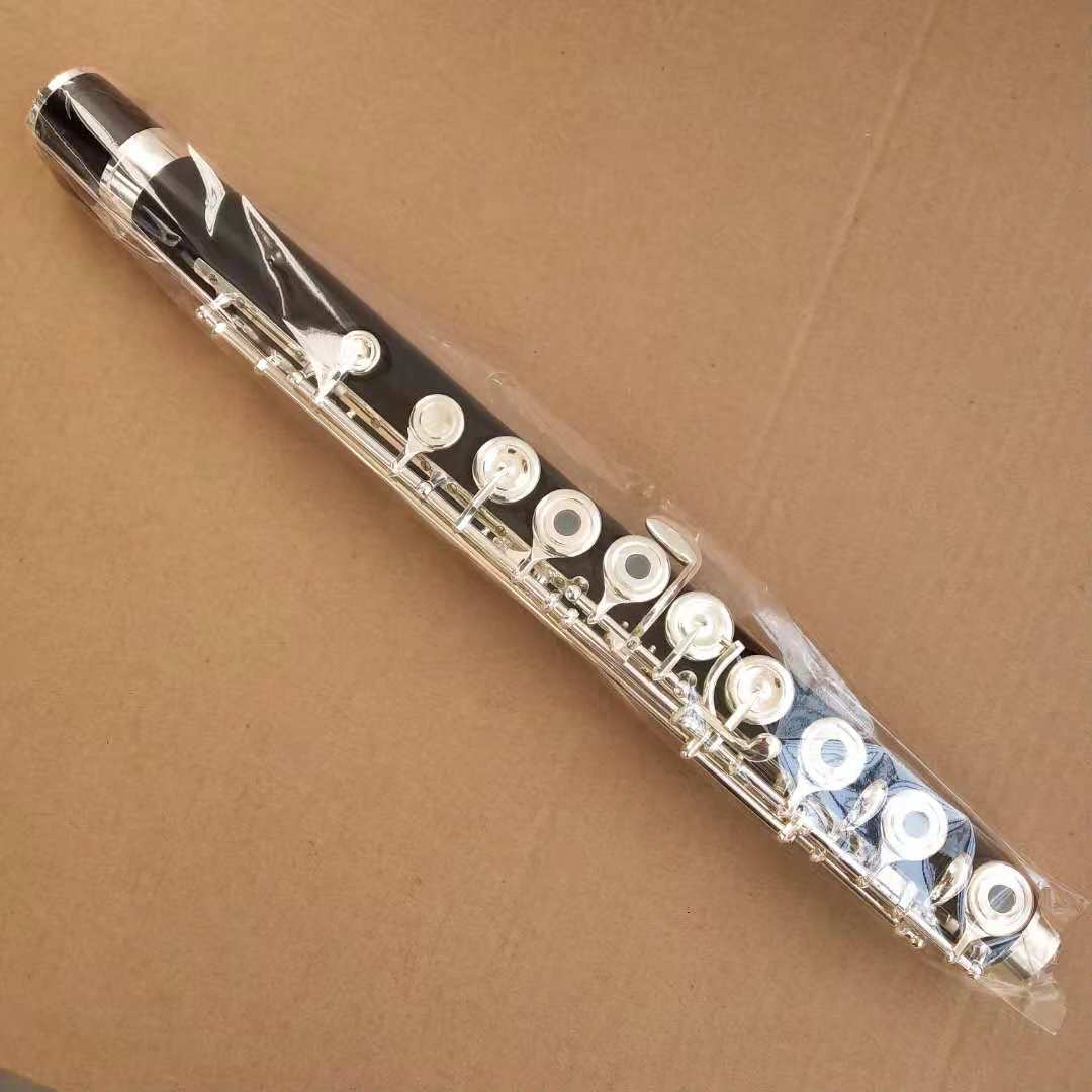 Professional Ebony Flute C Key 17 Open Hole Low B Band eBay