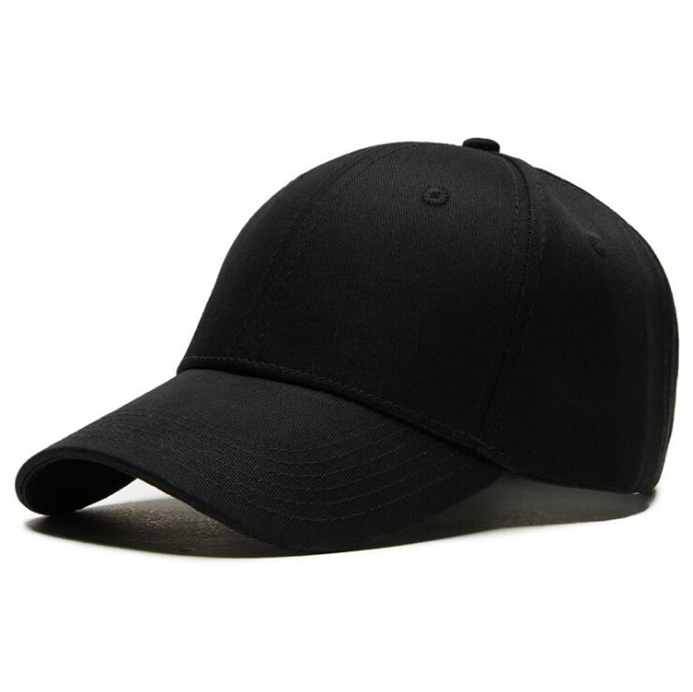Big Size XL 59-62cm Plain Structured Baseball Cap Adjustable Hat for ...