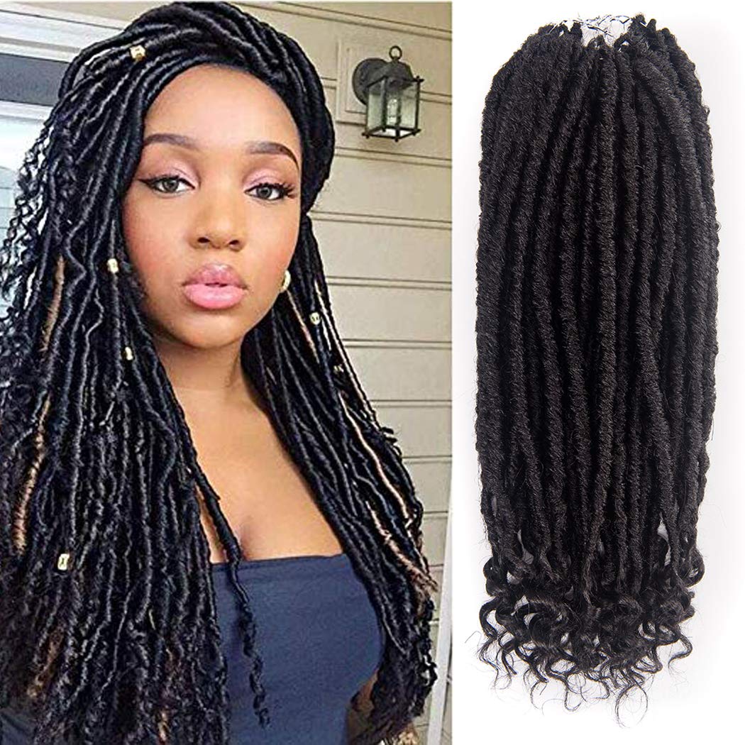 Best Goddess Locs Crochet Hair Braids Straight Faux Locs With Curly ...