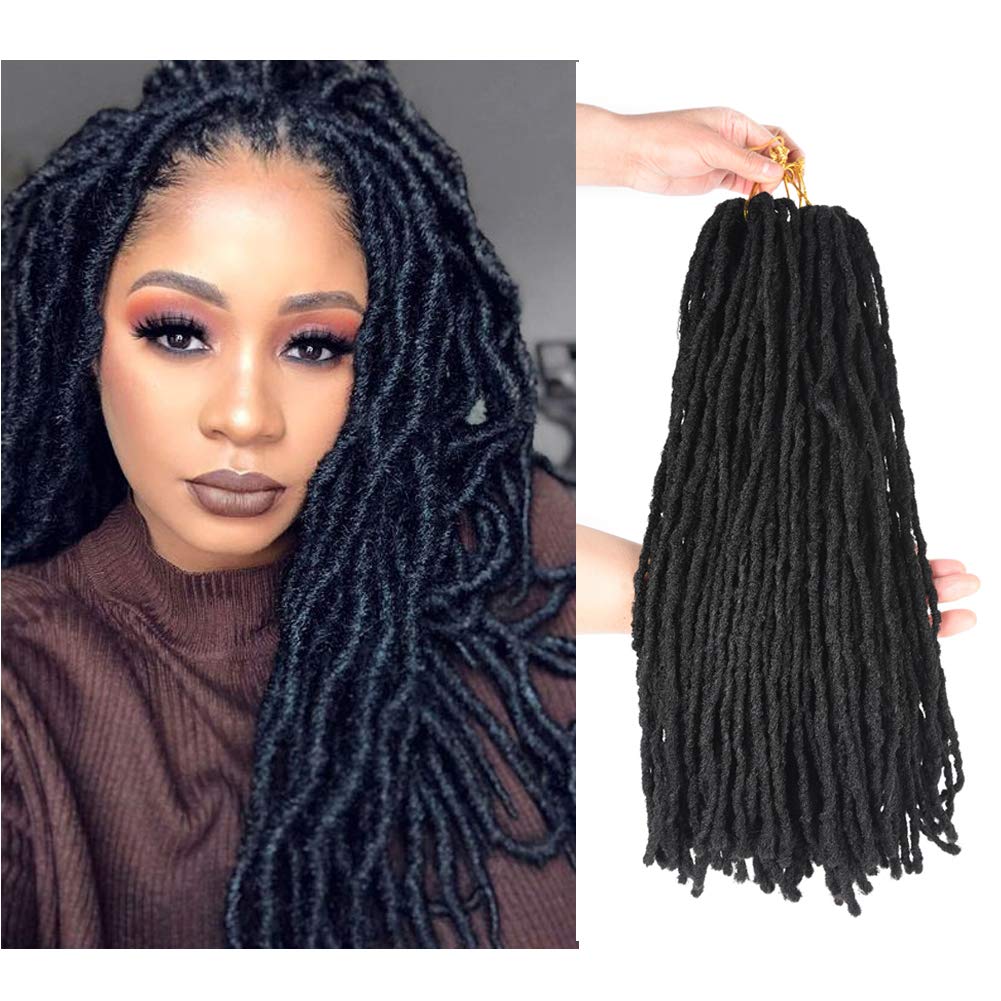 2021 New Style Goddess Locs Crochet Hair 1packs Synthetic Braiding Hair