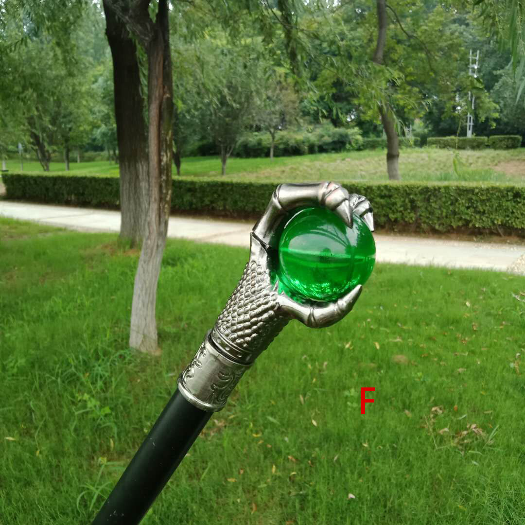 Baston de mers de lux de înaltă calitate, cu gheare de dragon și bilă verde, pentru bărbați, la modă, pentru petreceri, pentru femei, elegant, vintage, 93 cm_voghion.com