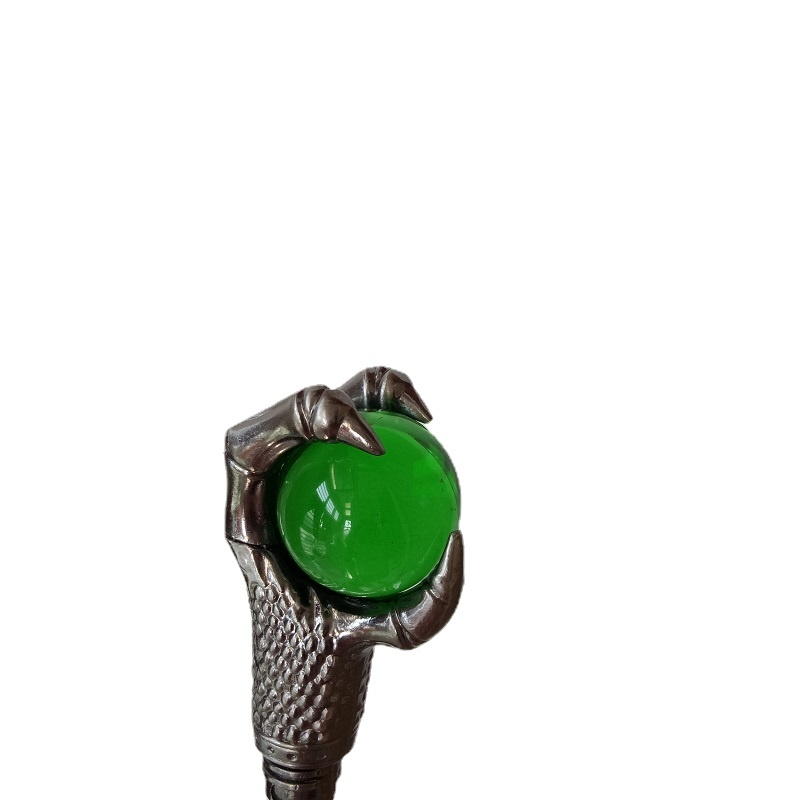 Baston de mers de lux de înaltă calitate, cu gheare de dragon și bilă verde, pentru bărbați, la modă, pentru petreceri, pentru femei, elegant, vintage, 93 cm_voghion.com