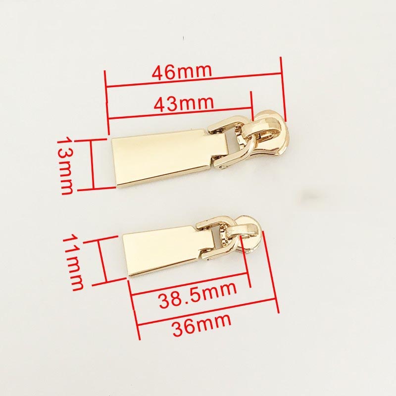 2021 Detachable 11mm/13mm Metal Zipper Sliders For Metal Zippers Spring