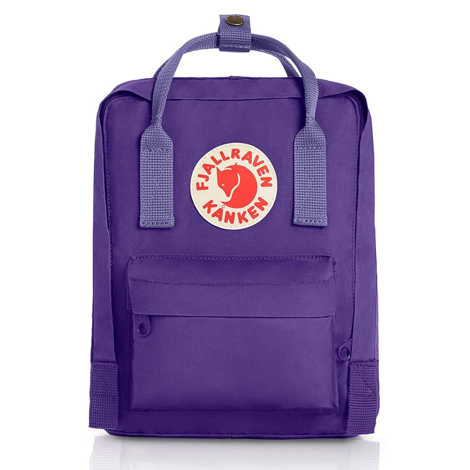 purple school bag