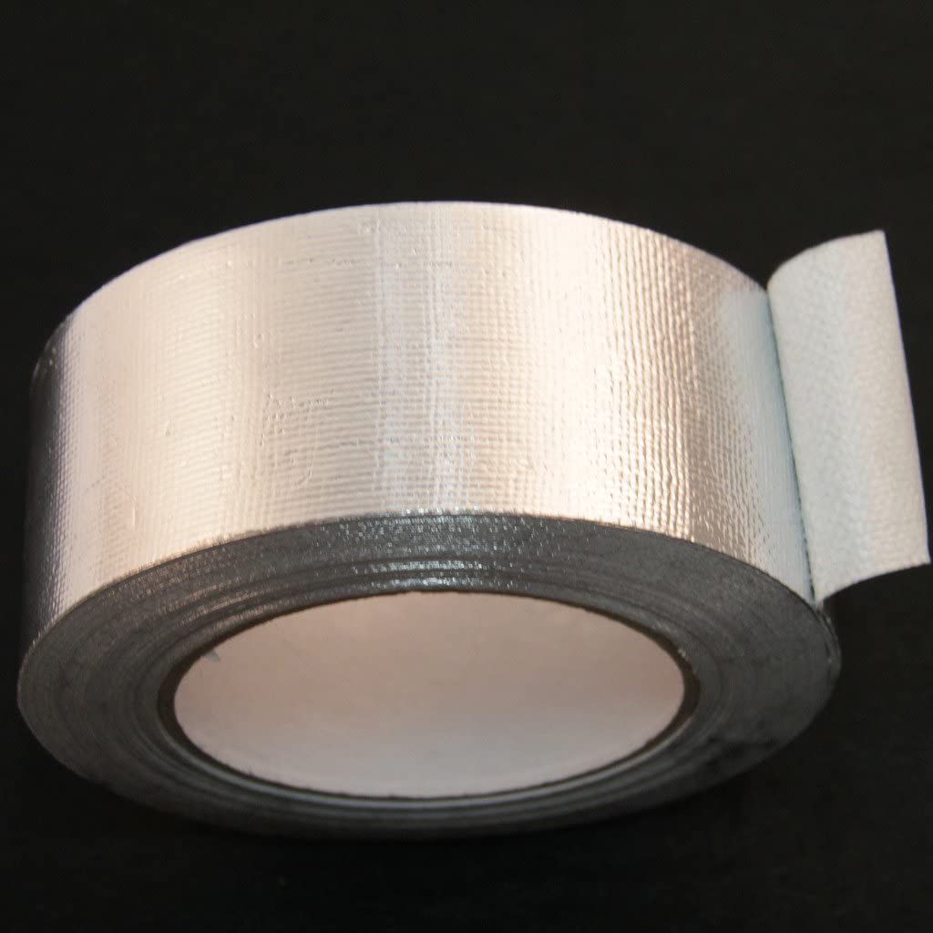 5M Silver Self Adhesive High Temperature Heat Shield Wrap Tape & Metal