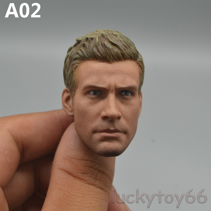 Jake Gyllenhaal 1/6 Scale A02 Male PVC Head Sculpt for 12" Body Action Figure