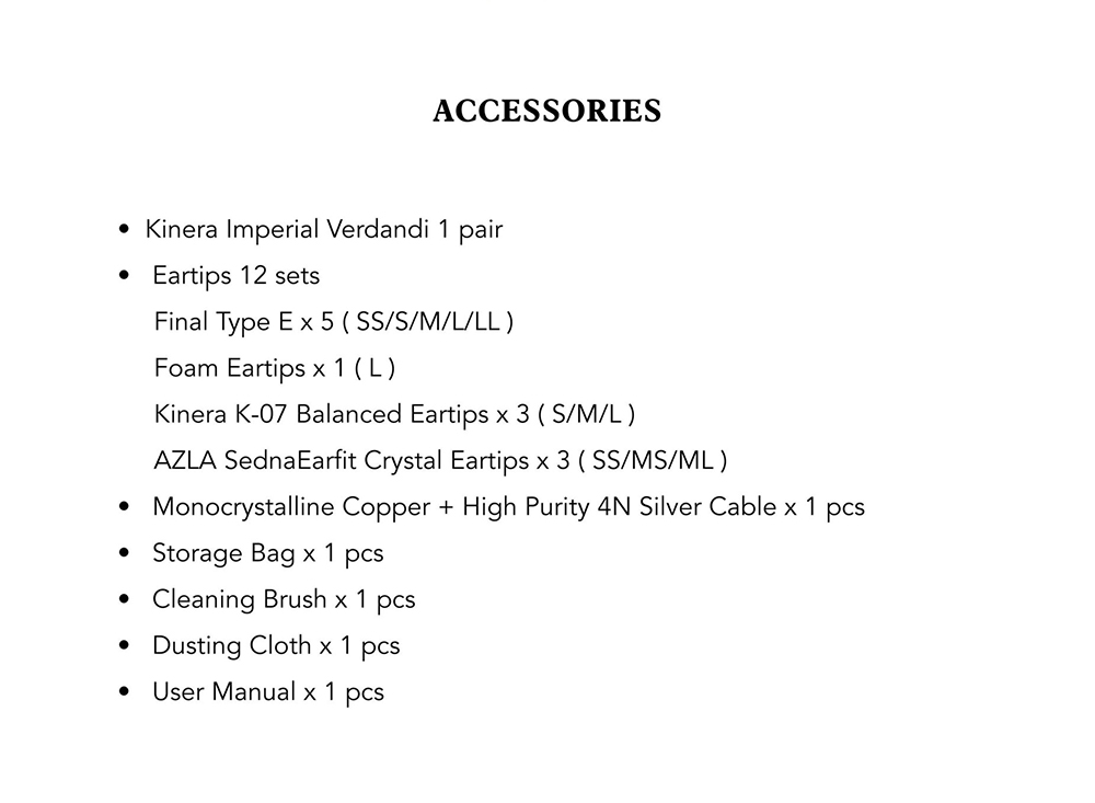 Kinera Imperial Verdandi 1BC+2 Knowles BA+2 Sonion EST+1DD In-Ear Monitors