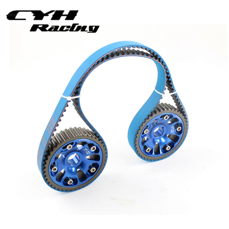 2PCSAdjustable Cam Gear+Timing Belt 155T For Honda Prelude 9301 H22