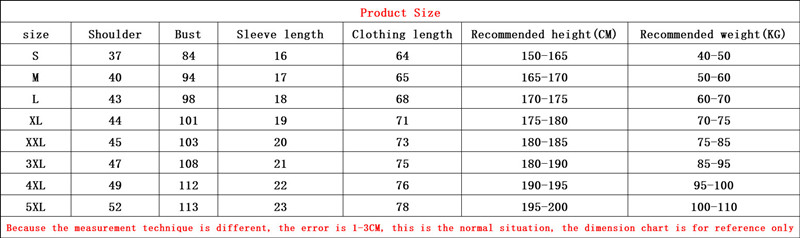 Diamond Clothing Size Chart