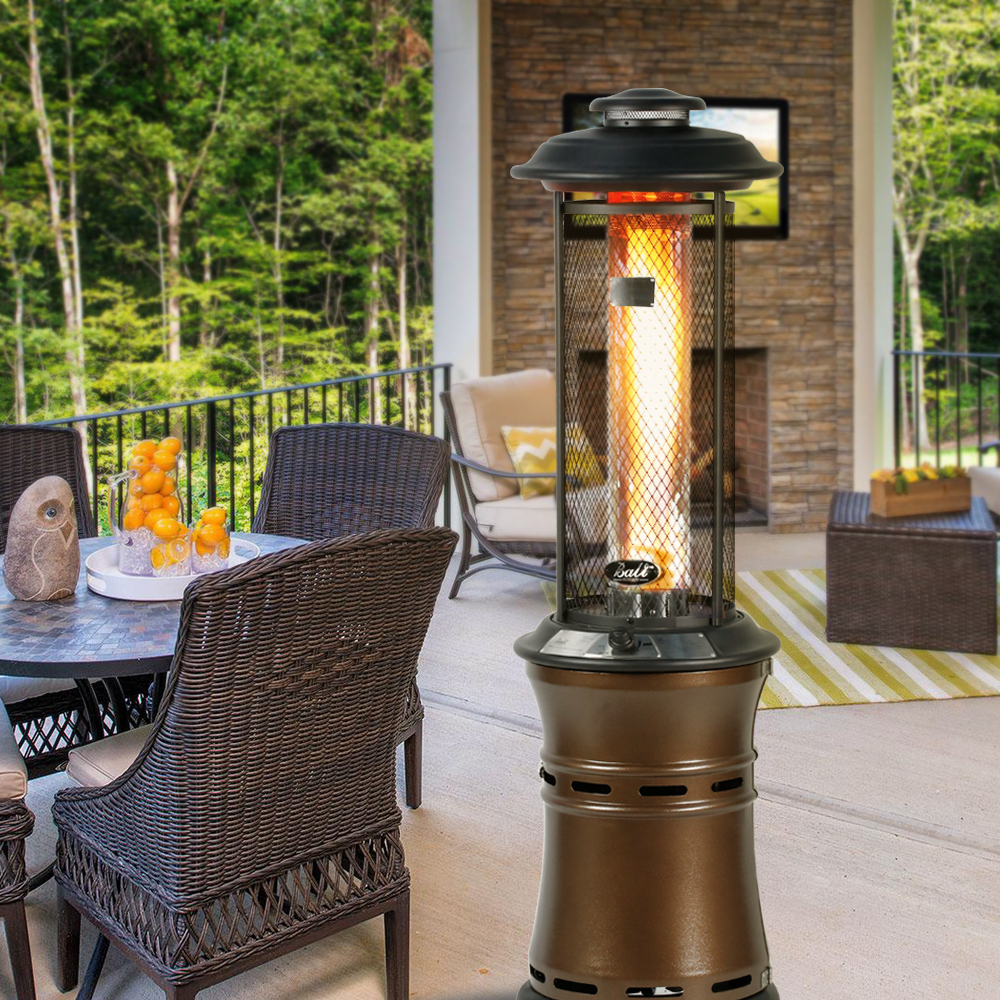 Commercial Outdoor Patio Heater Propane Gas Standing LP Retractable 36000BTU eBay