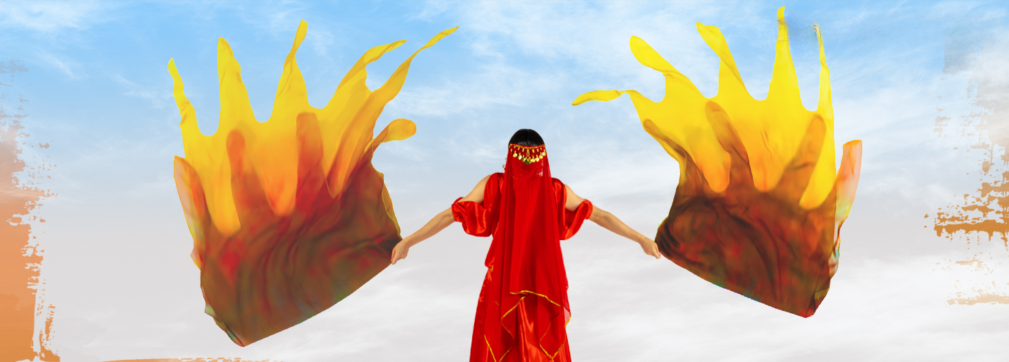 Wuchieal worship Flame worship flag