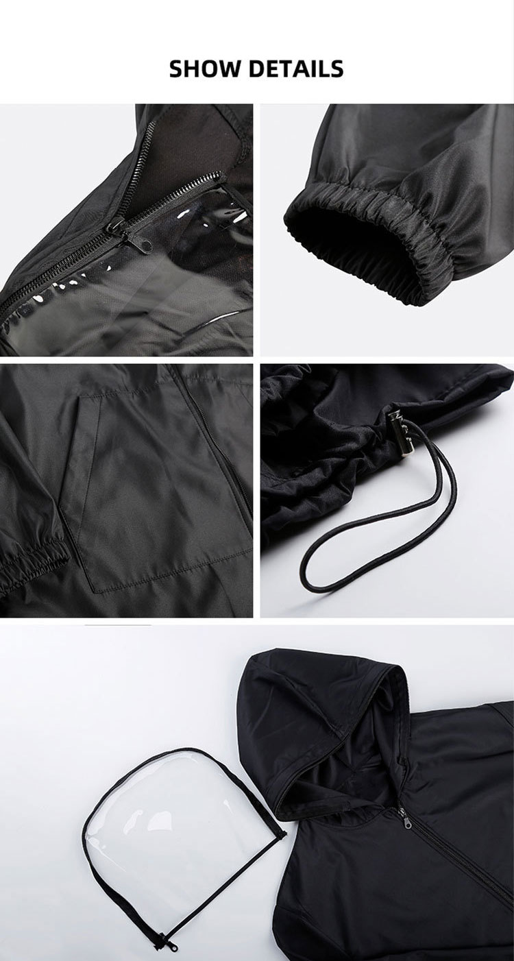 Life Easy Supply Isolation Protective Jacket With Detachable Face Shield Waterproof Personal Protective Clothing -Life Easy Supply Sales 3555b3c7e555b01dbe607efdf92a5131