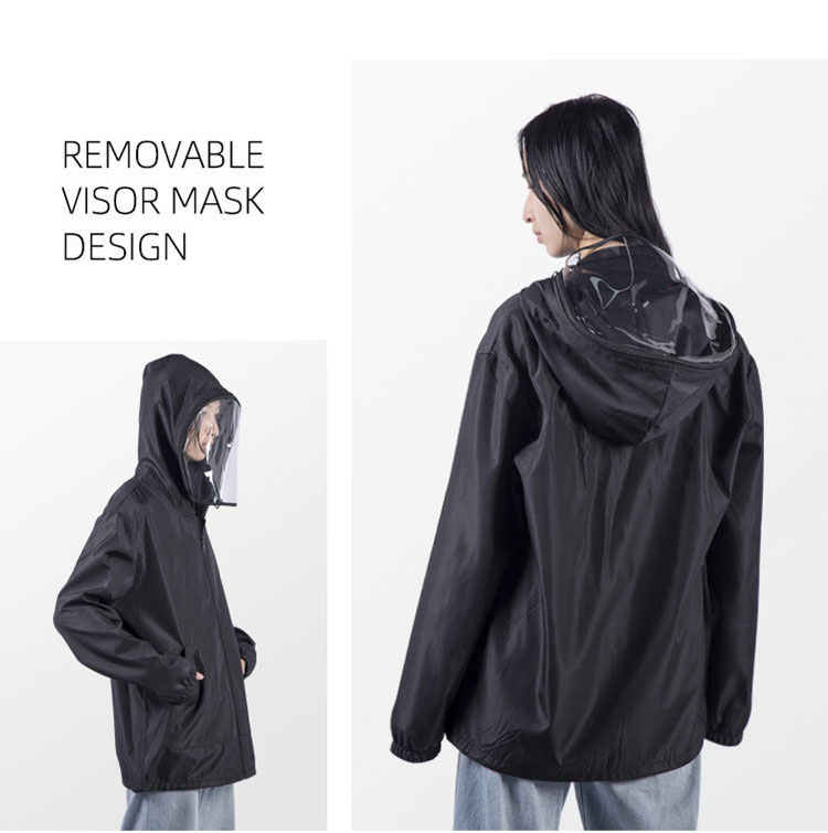 Life Easy Supply Isolation Protective Jacket With Detachable Face Shield Waterproof Personal Protective Clothing -Life Easy Supply Sales 96845434ae0942f05baf609334c4b52e
