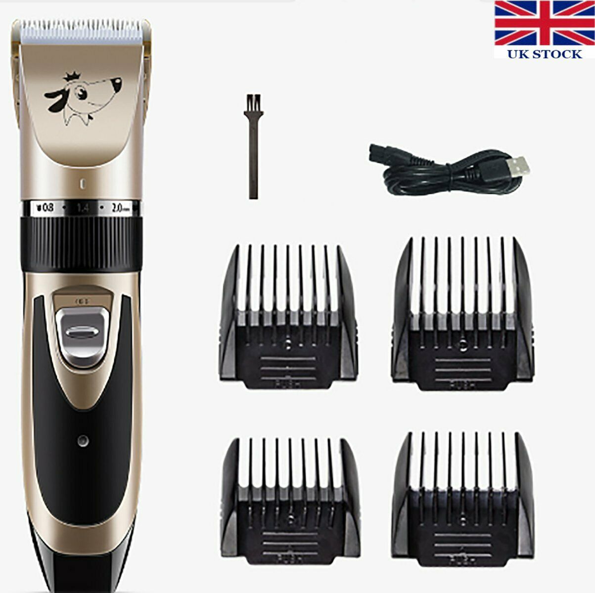 Pet Professional Dog Grooming Clipper Kit Thick Fur Hair Trimmer