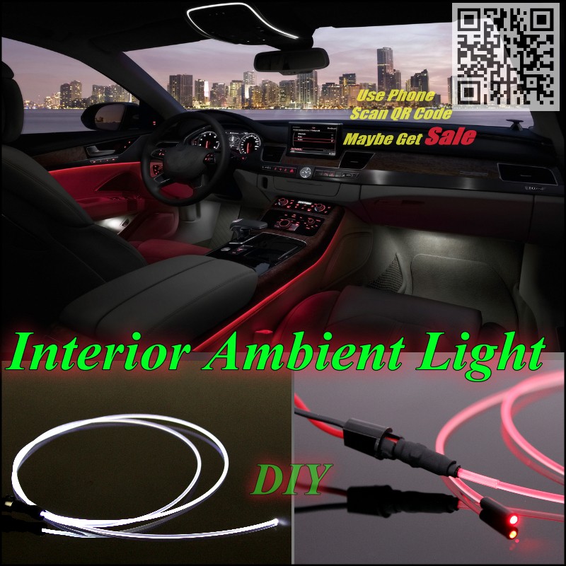 Details About Car Interior Ambient Light Illumination Optic Fiber Band For Bmw For Mini
