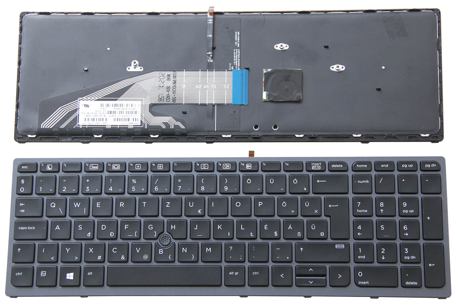 Keyboard Hungarian for HP ZBook 15 G3 G4 ZBook 17 G3 G4 Backlit 848311