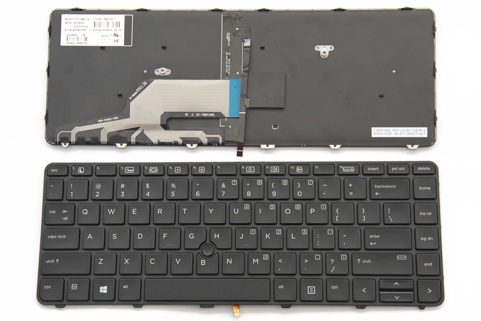 Kbspro Us Keyboard For Hp Probook 640 G2 640 G3 645 G2 645 G3 Pointer Backlit Ebay 5928