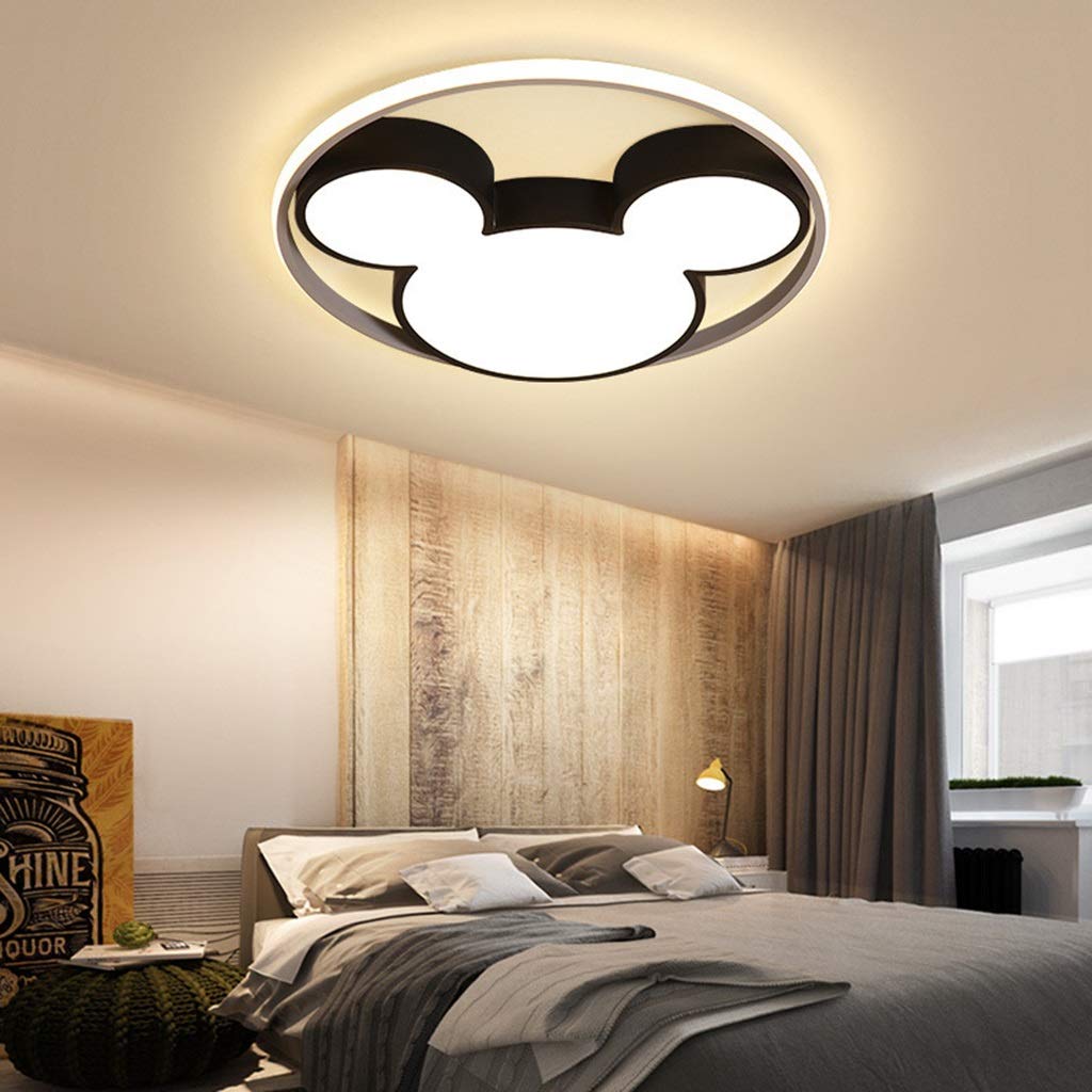 Cartoon Mickey Kids Room LED Ceiling Light Nursery Modern