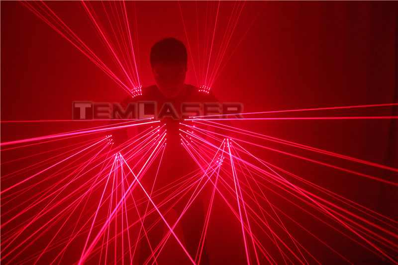 Red Laser Waistcoat LED Clothes, Laser Robot Suit Laser Man Costumes for  Nightclub Performers