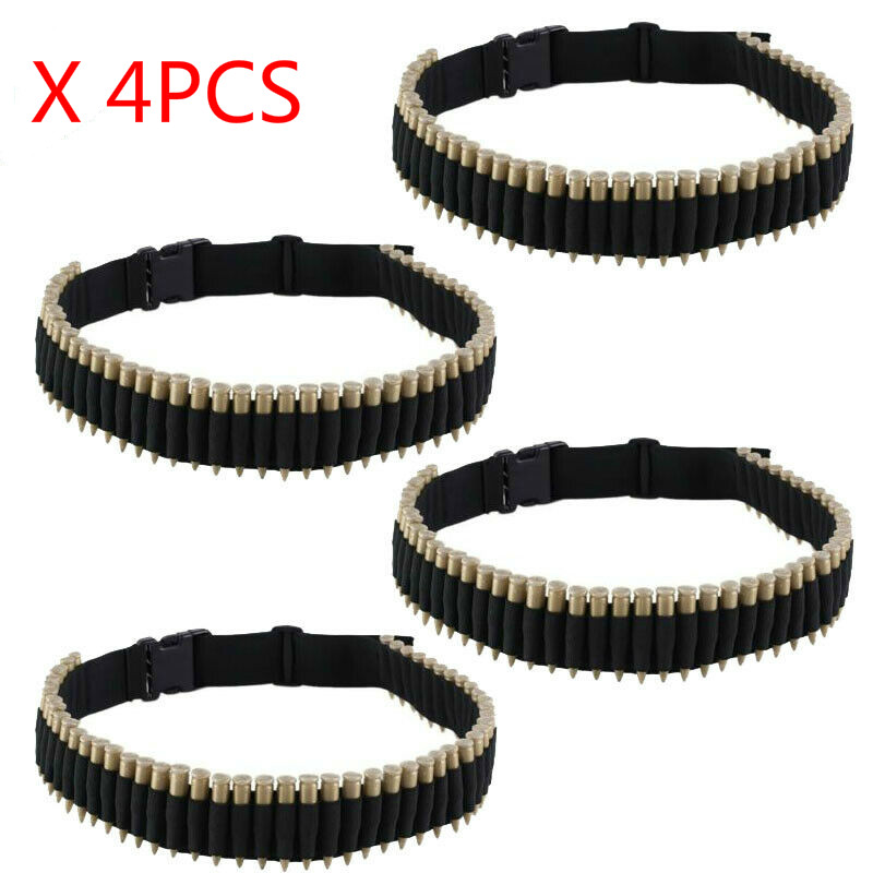 4x 50 Rounds Rifle Bullet Cartridge Bandolier Ammo Belt For 308 Cal 30