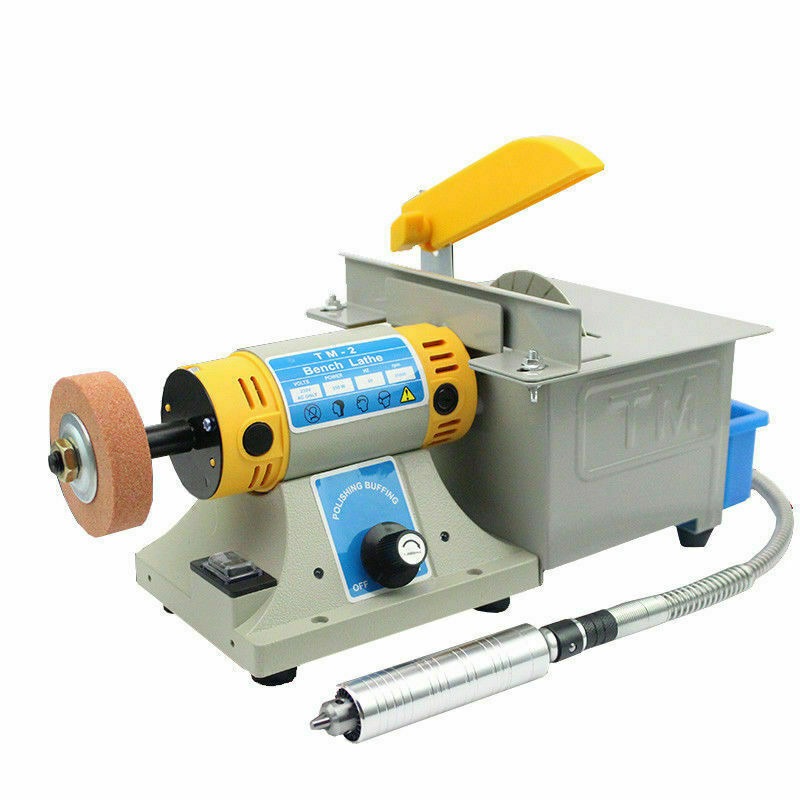 220V Multifunction Jewelry Rock Polishing Buffer Machine Bench Lathe
