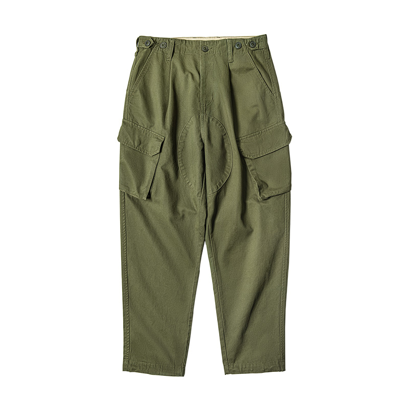Retro Casual Military Style Green Pants – Martboutique
