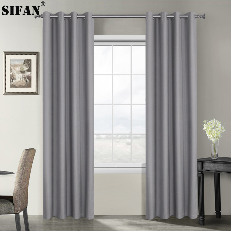 2X Blockout Curtains 3 Layers Fabric Thermal Insulation Blockout Eyelet