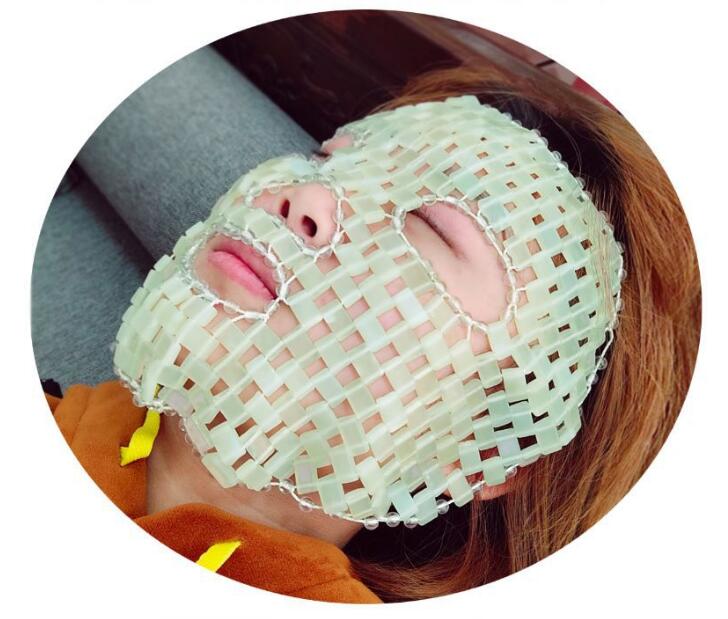 Natural Jade Stone Mask Healing Eye Face Mask Skin Care Jade Facial 