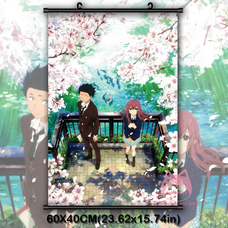 Koe No Katachi A Silent Voice Japanese Anime Movie Wall Scroll