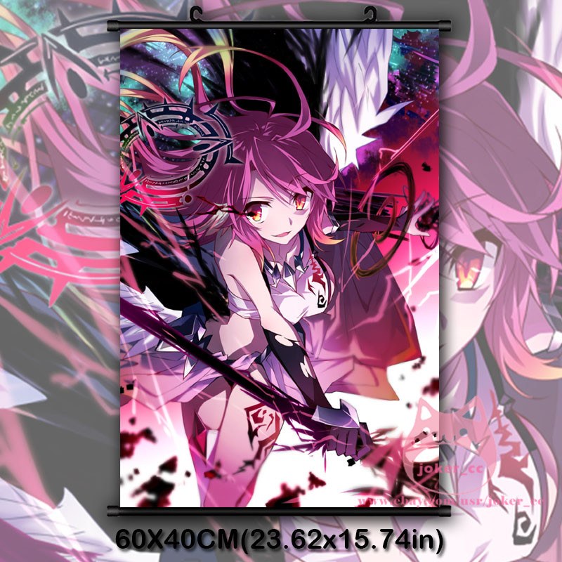 Jibril No Game No Life The Movie Zero NO GAME NO LIFE Zero Jibril Japanese Anime Wall Scroll Poster Decor Gift | eBay
