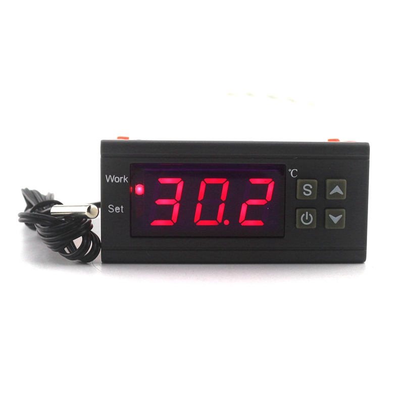 Digital Temperature Controller Thermostat AC10A220V110V LED Sensor for Incubator