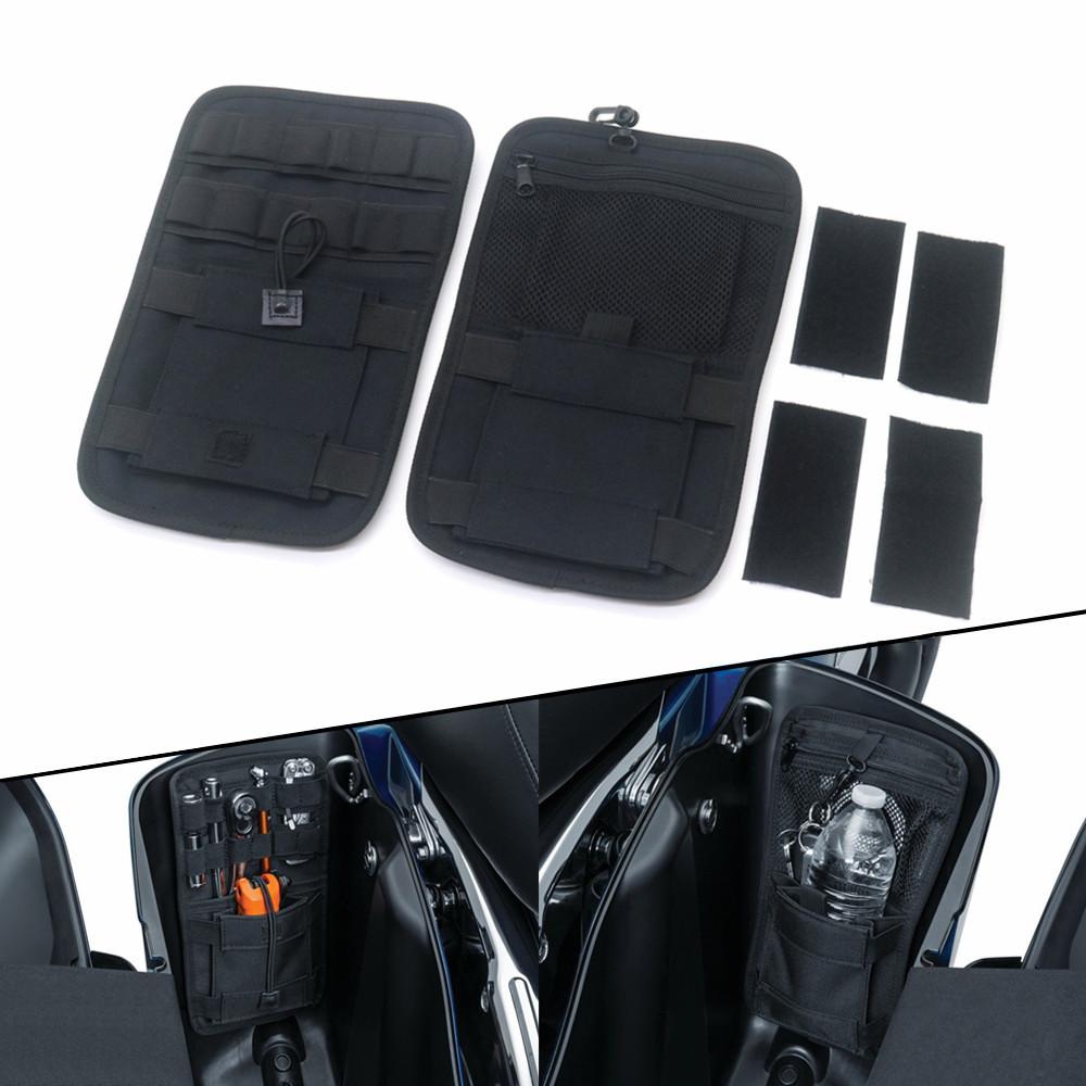 Motorcycle Saddlebag Organizer Hard Bags Storage Case for Harley