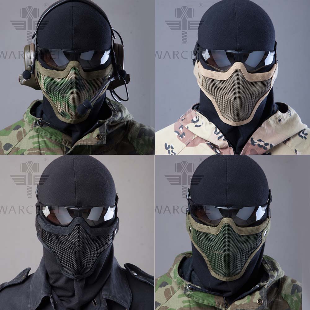 UK/_ OUTDOOR CYCLING HALF FACE PROTECTION MASK AIRSOFT COSPLAY ZOMBIE SKULL MASK