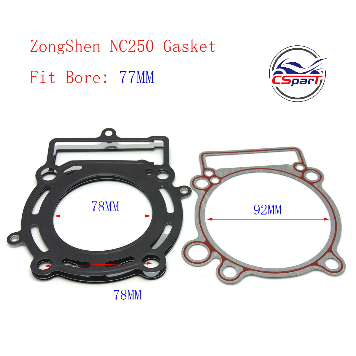 ロードバイク cz-1 前輪無し 部品取り NC250 Piston Kit 77mm 250cc 4 Valve Zongshen NC250 ZS177MM KAYO